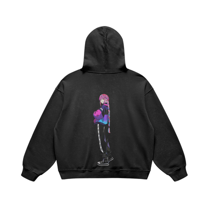 Hoodie "KARAFURU" Black
