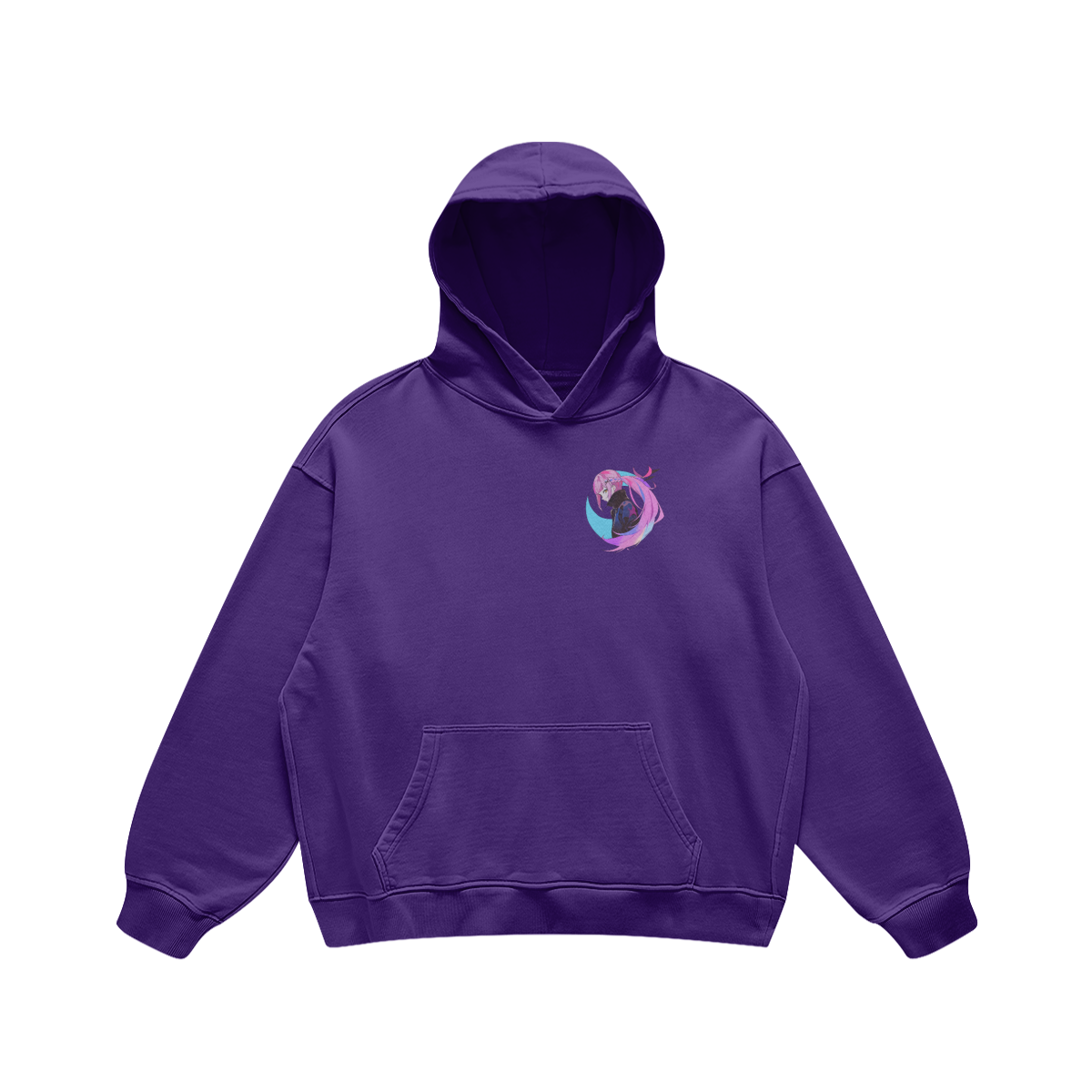 Hoodie "KARAFURU" Purple