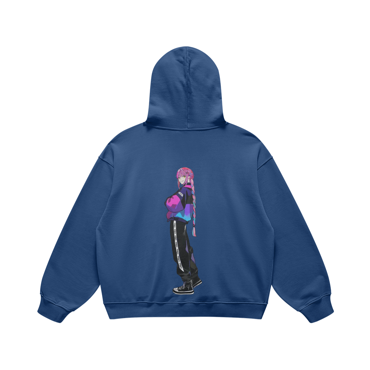 Hoodie "KARAFURU" Blue