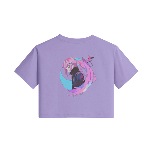 Crop Top "KARAFURU" Lavender
